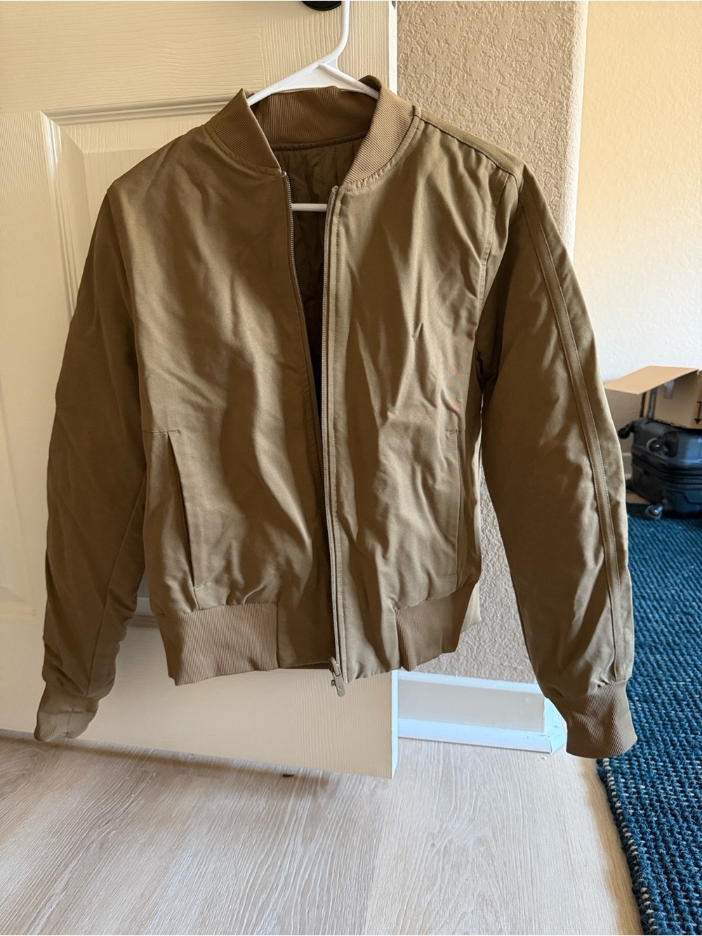lululemon athletica Olive-Brown Bomber Jacket